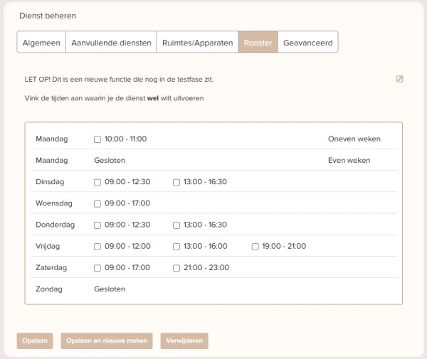 Kortingscode in online agenda gebruiken